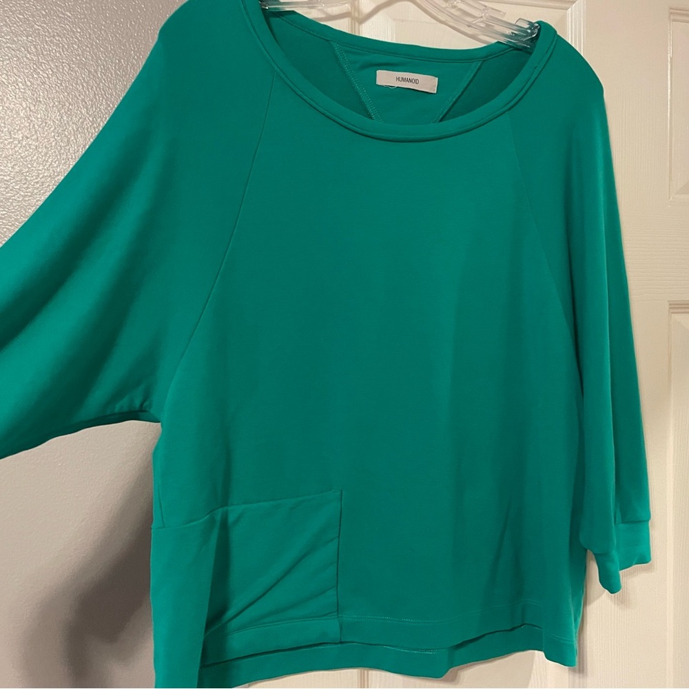 Humanoid designer women’s buttery top.